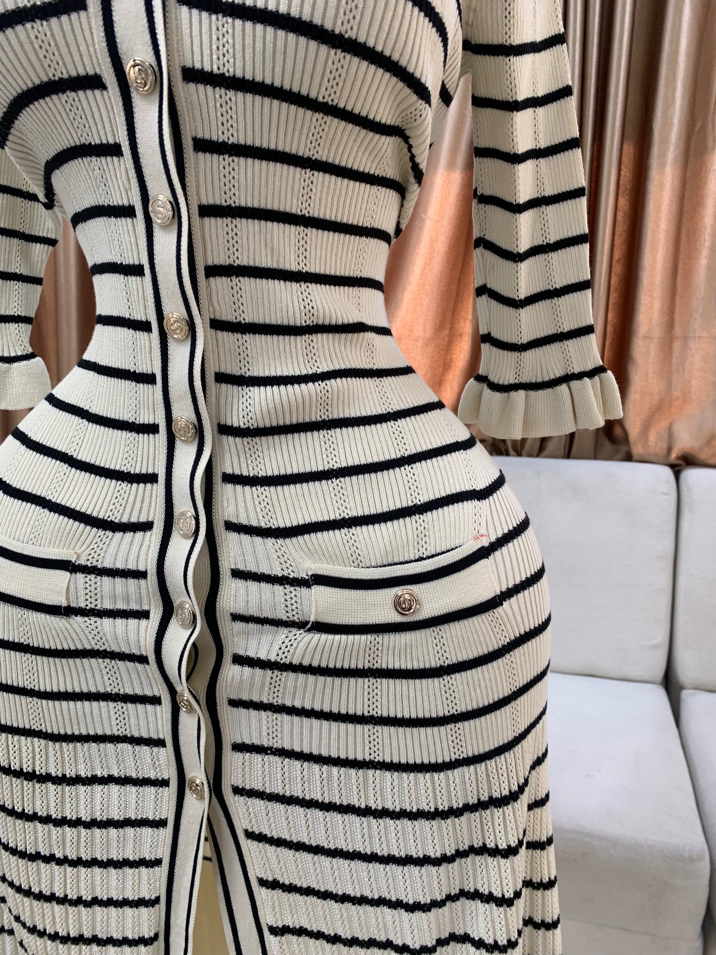 Zara shortsleeves dress MID098