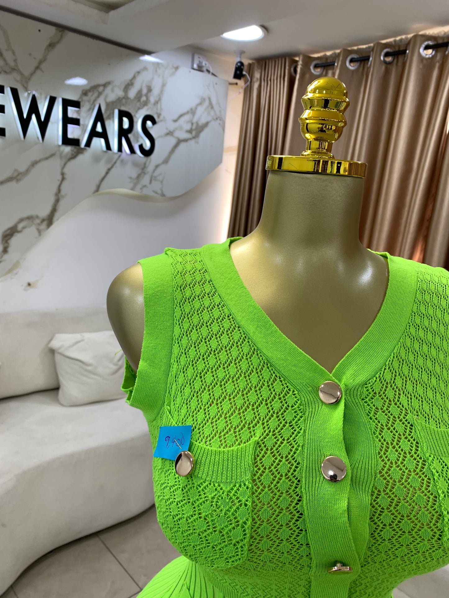 Zara gold sleeveless dress MID132