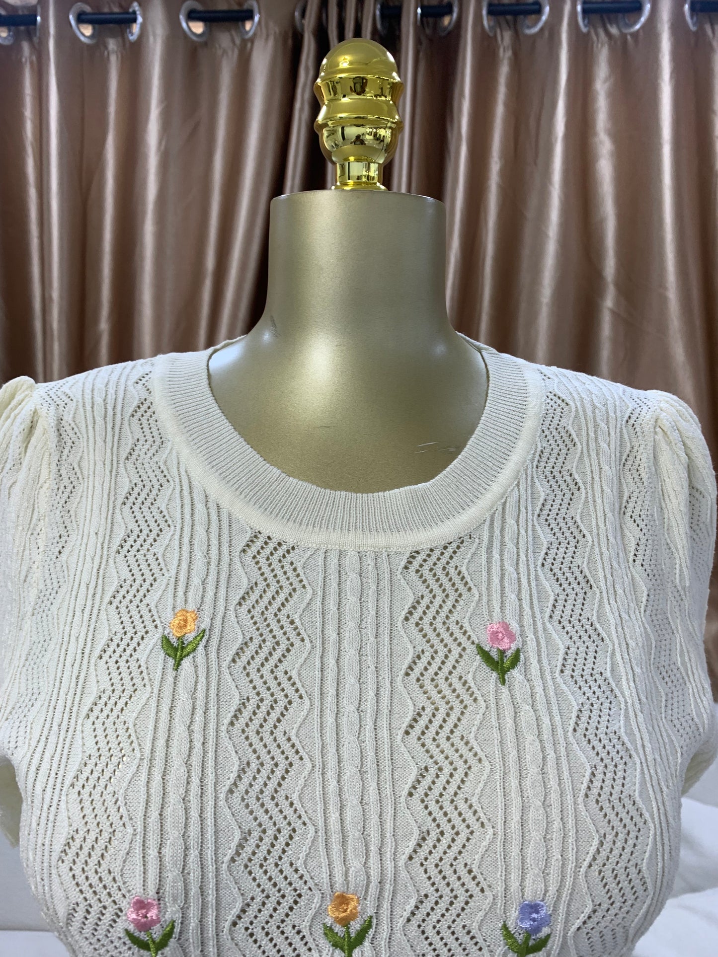 Flower knitted top MID2317