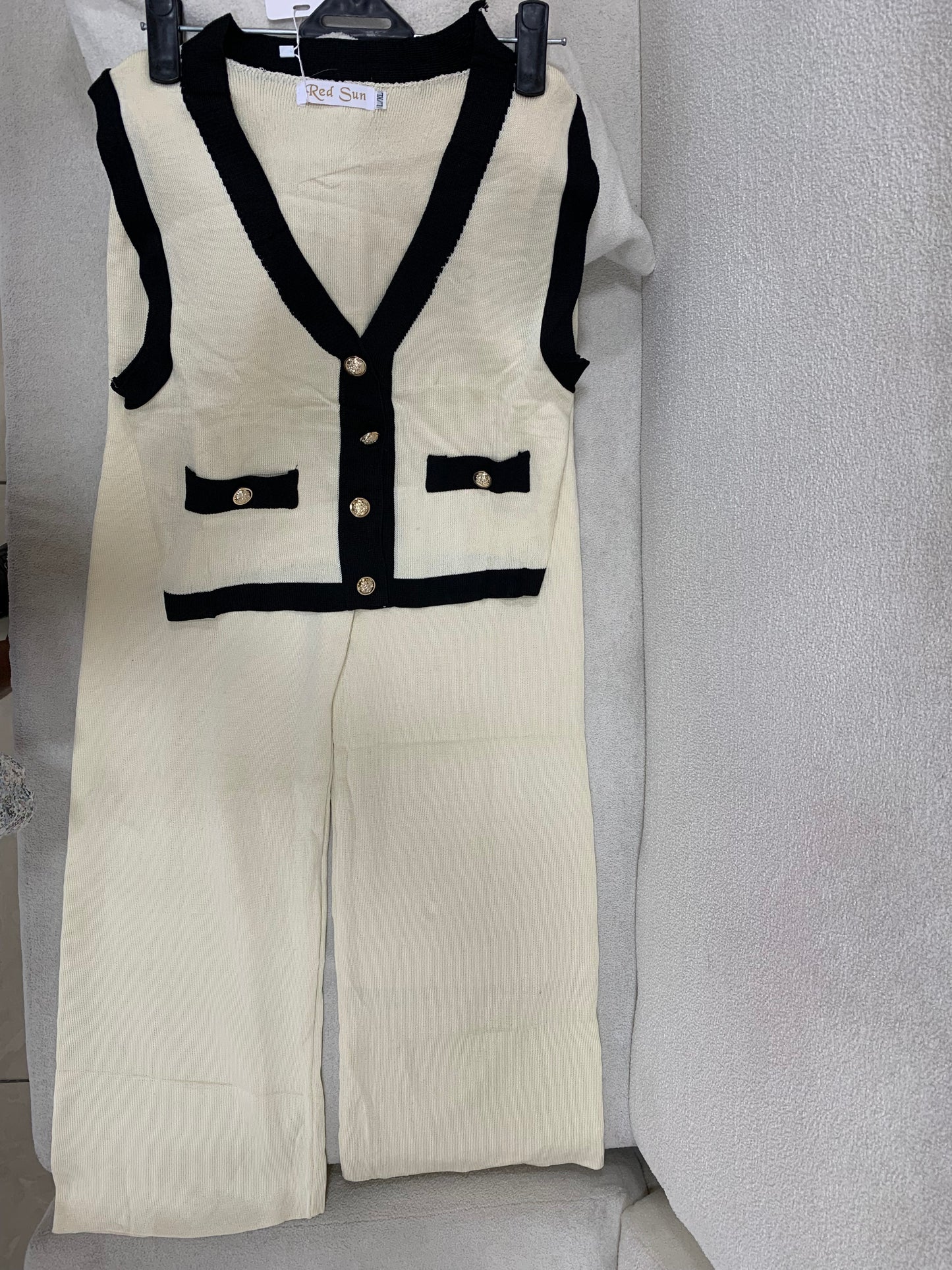 Red sun two piece