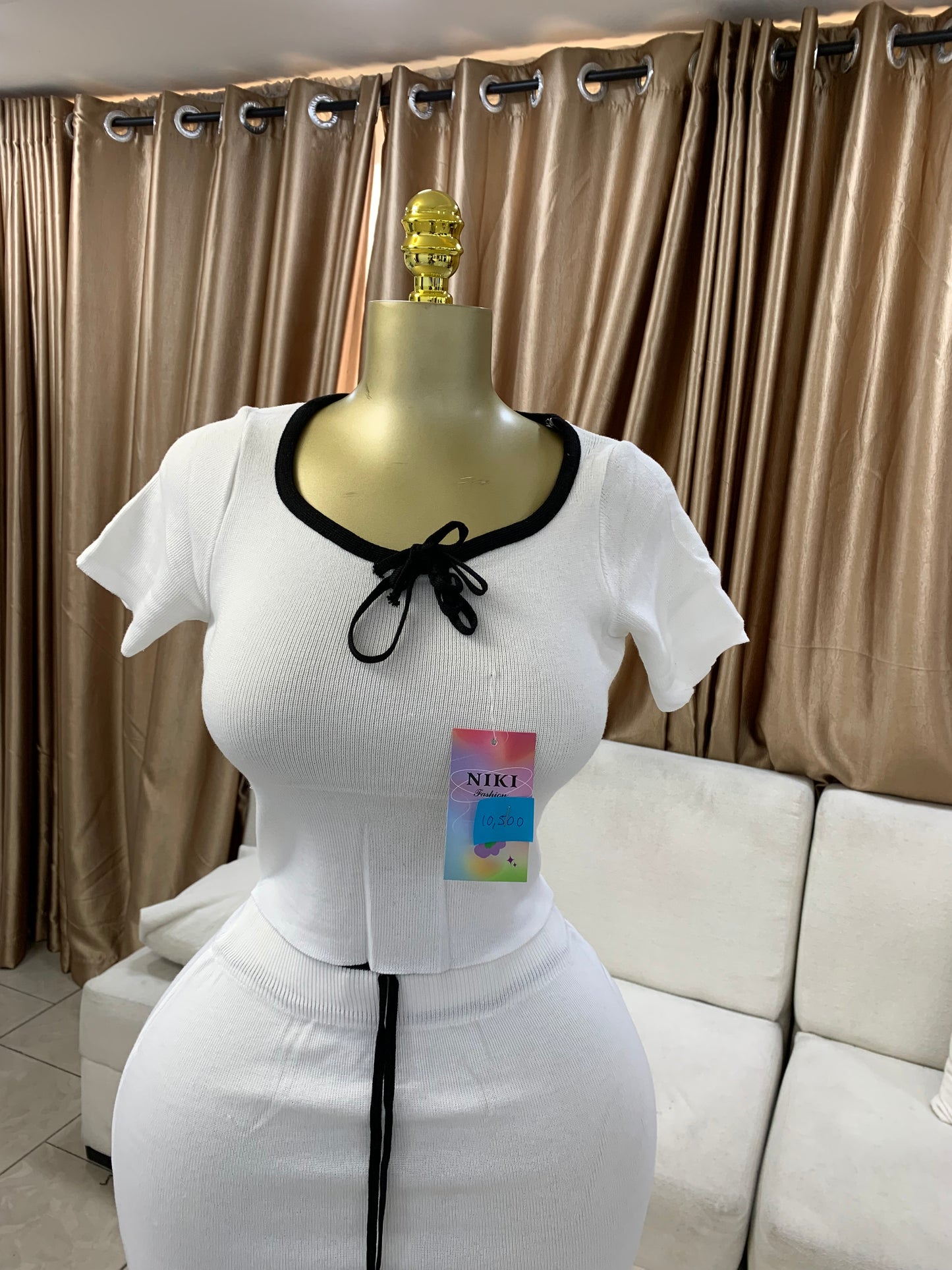 Rope skirt two piece