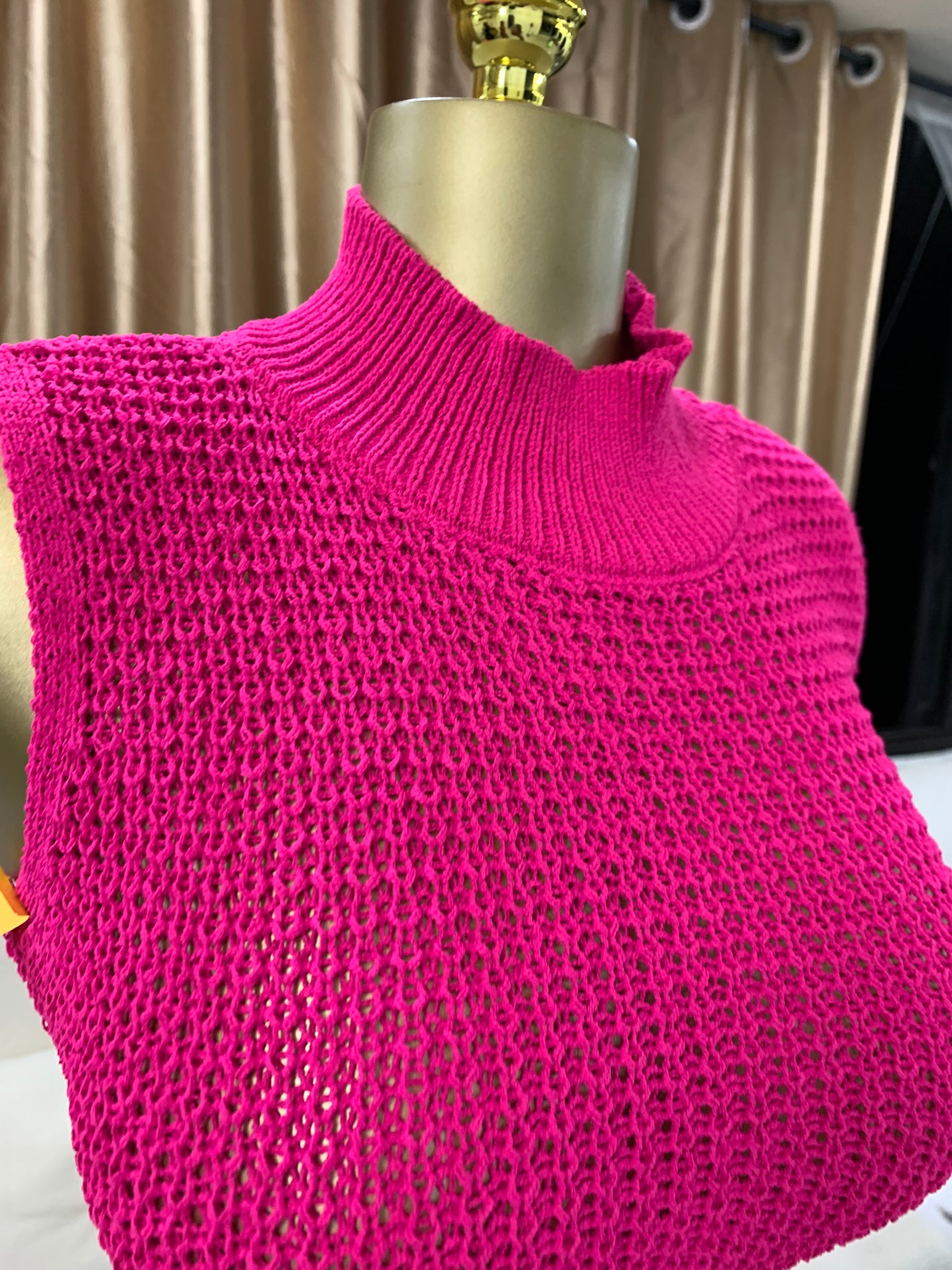 Knitted tassel dress MID123