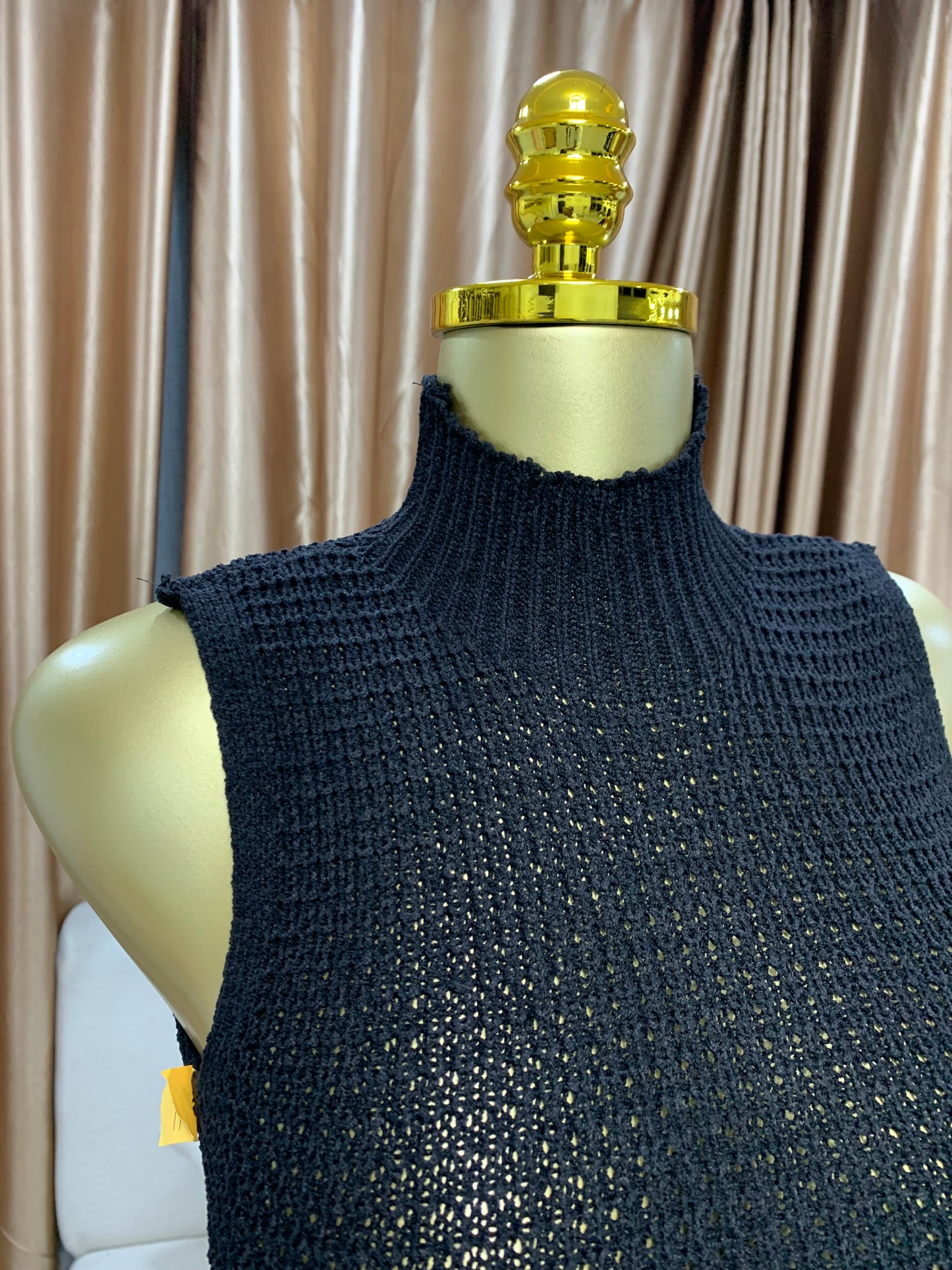 Knitted tassel dress MID123