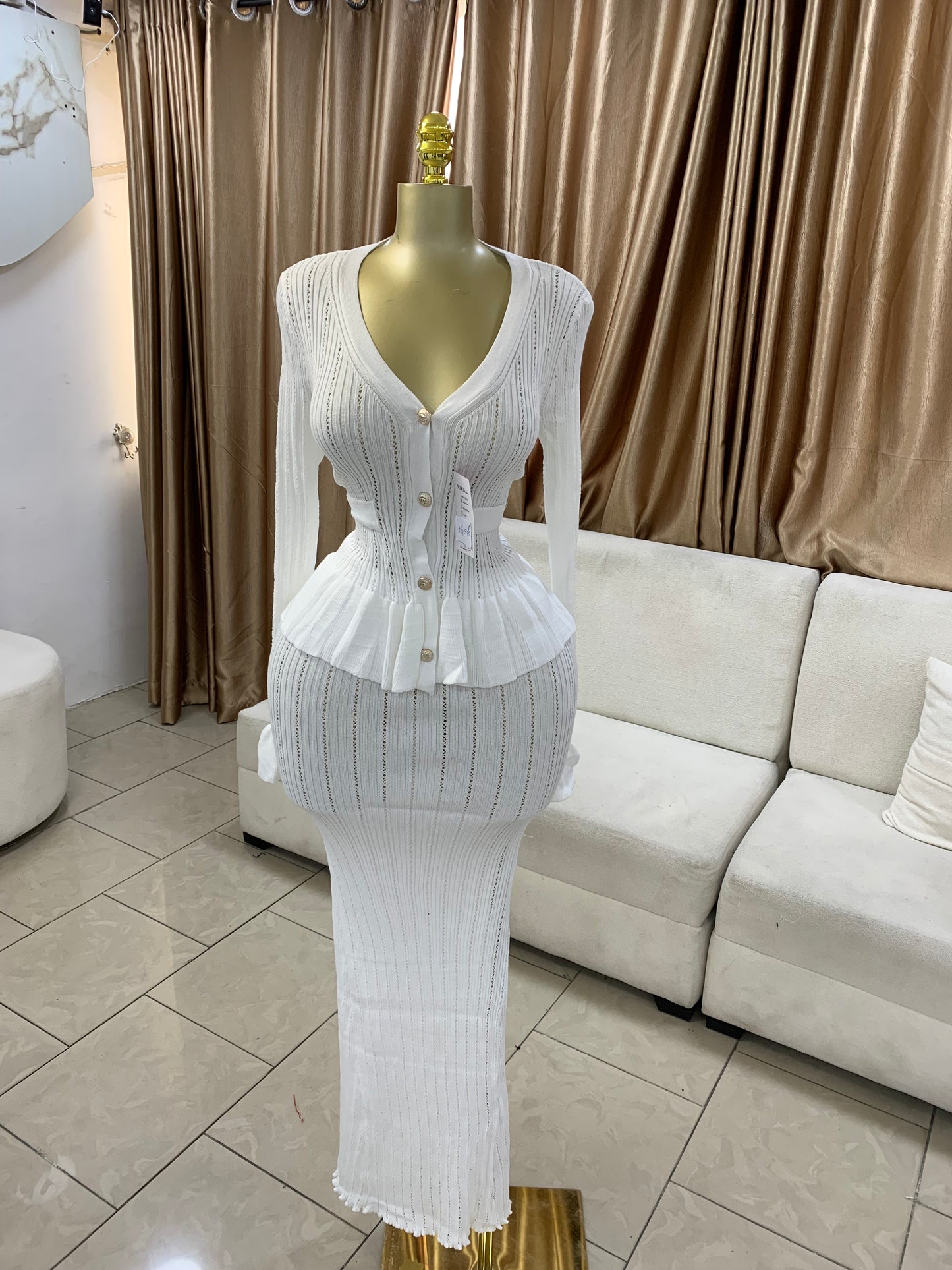 Niki maxi skirt two piece set MID182