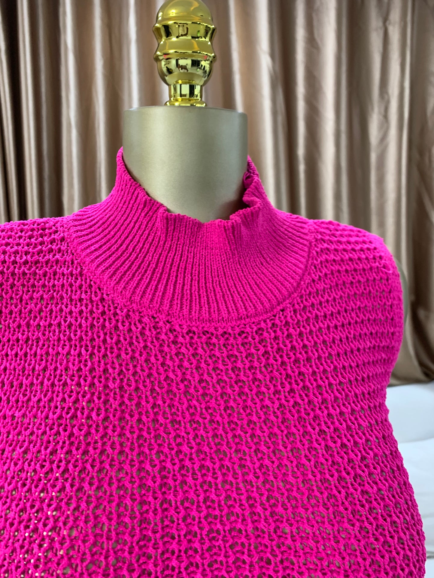 Knitted tassel dress MID123