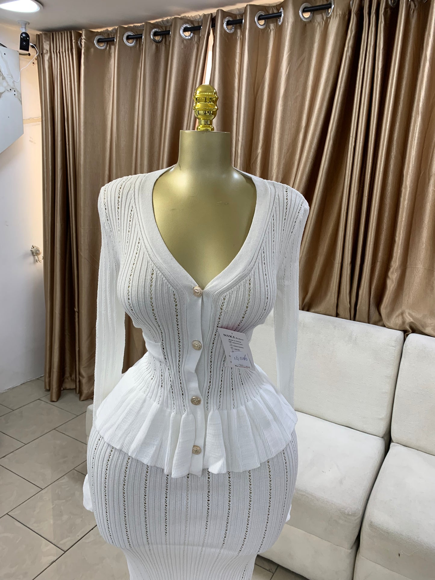 Niki maxi skirt two piece set MID182