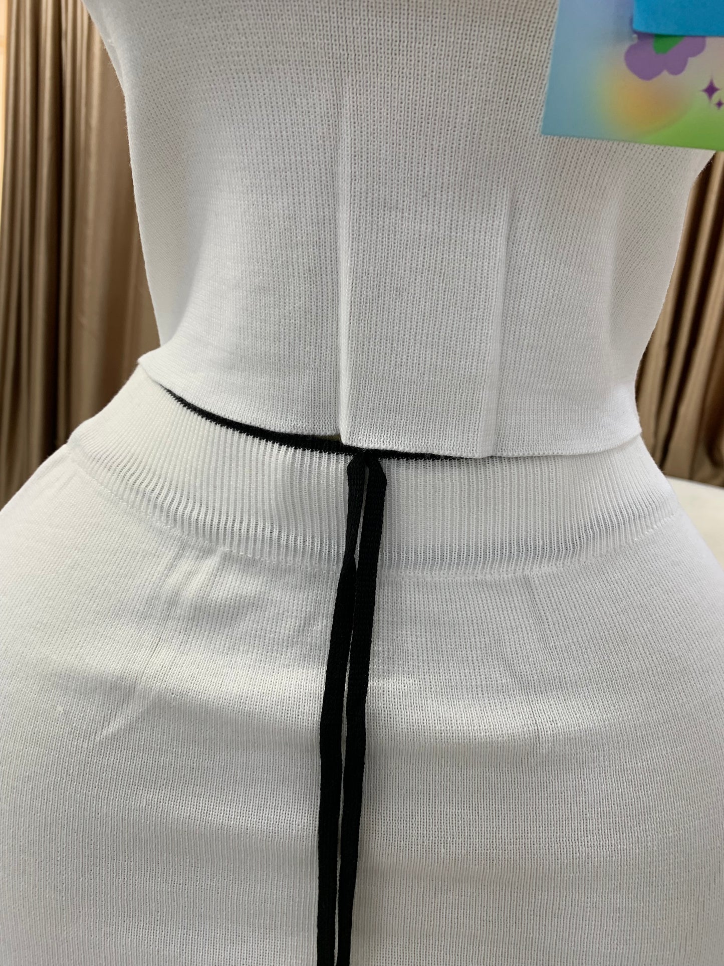 Rope skirt two piece
