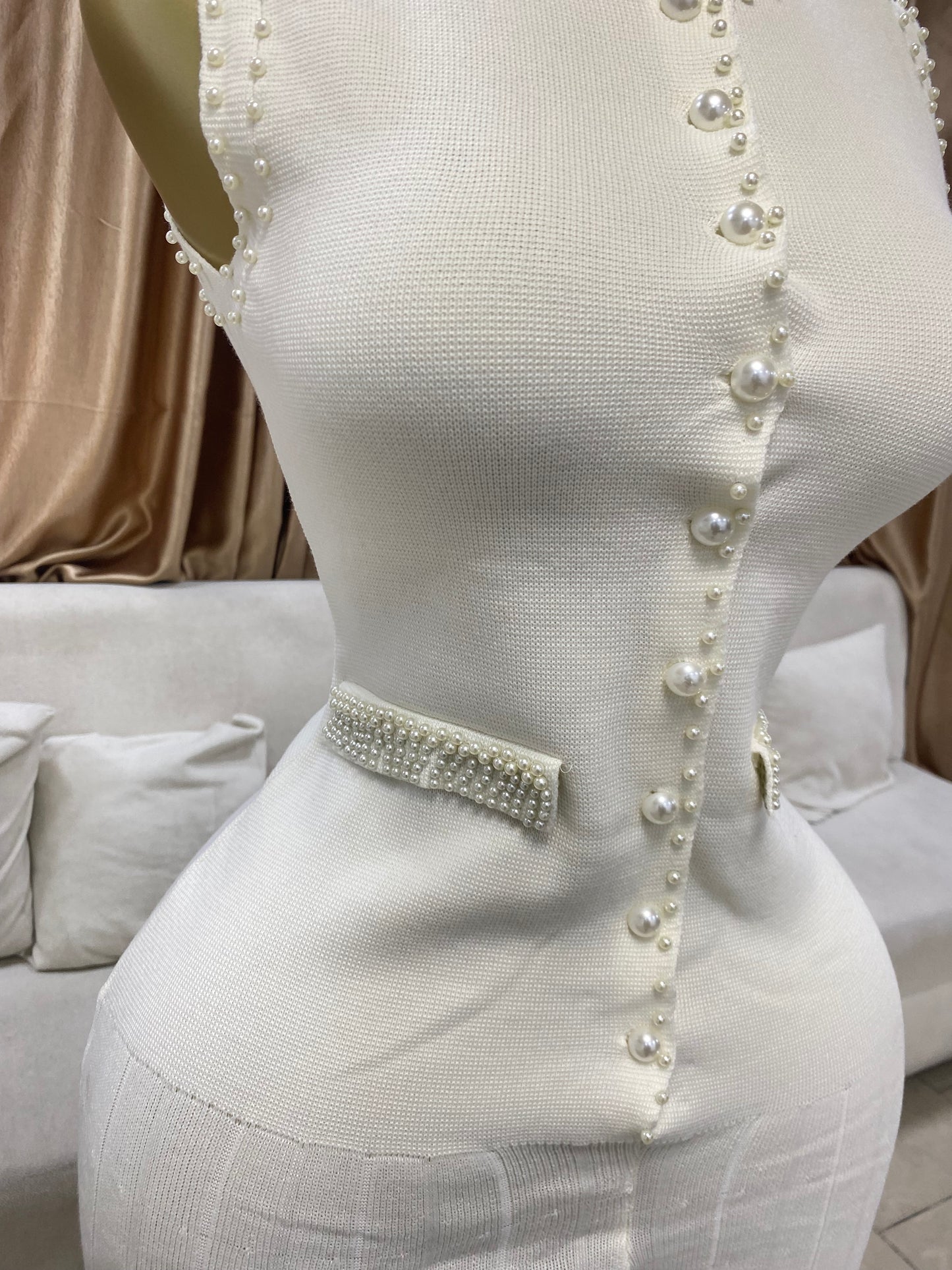 New idol bead gown