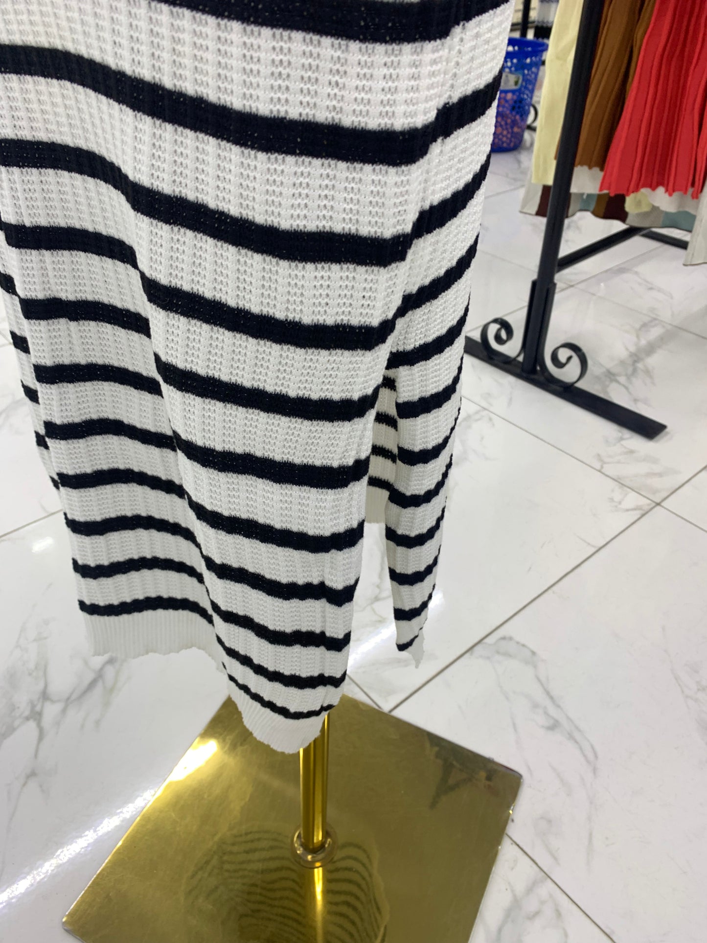 Niki monochrome gown MID691