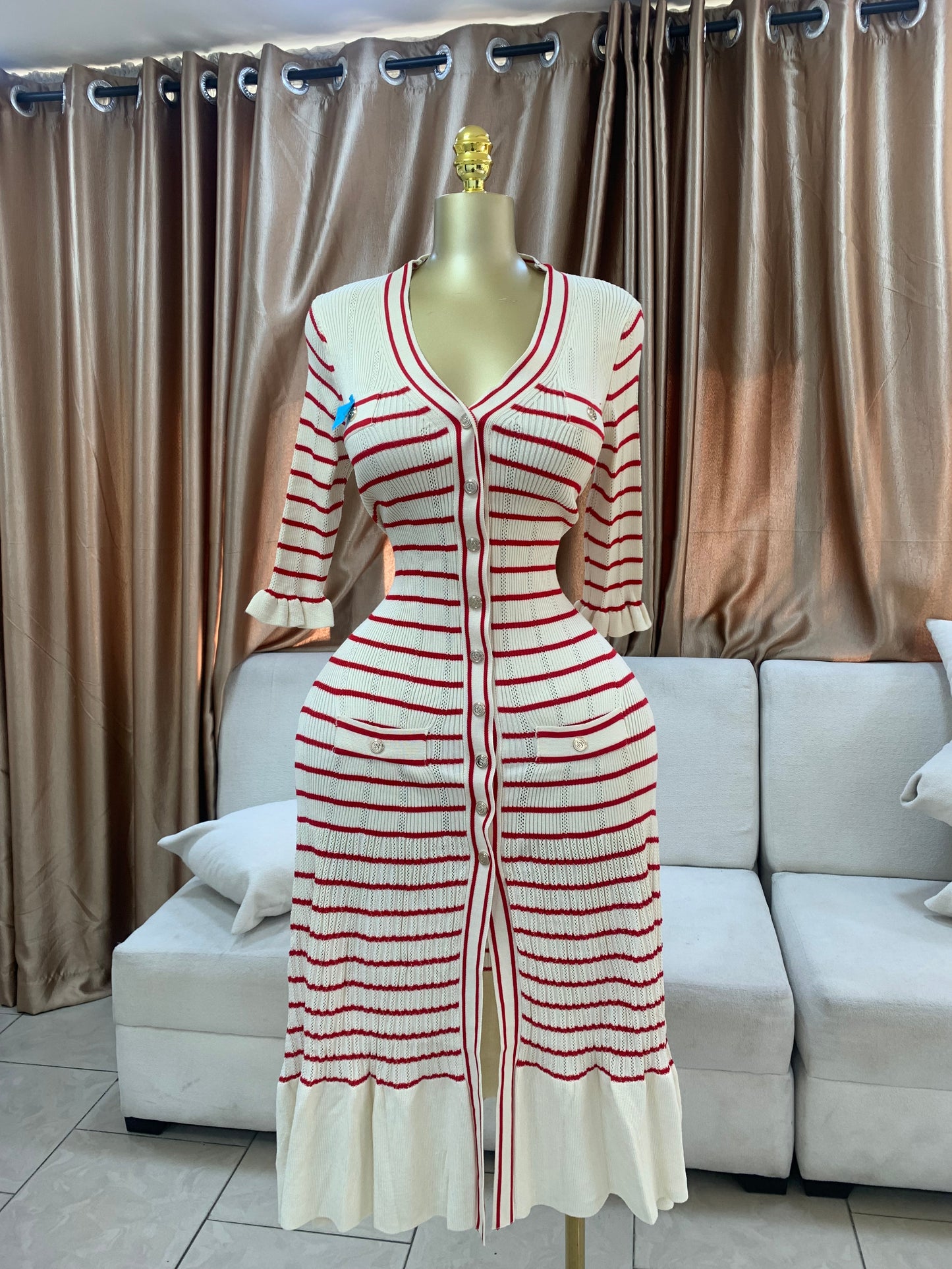 Zara shortsleeves dress MID098