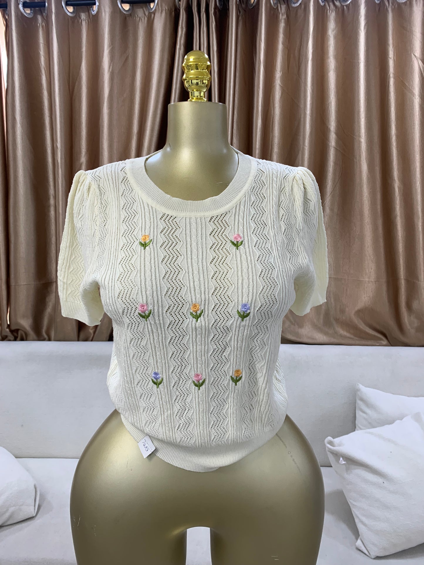 Flower knitted top MID2317