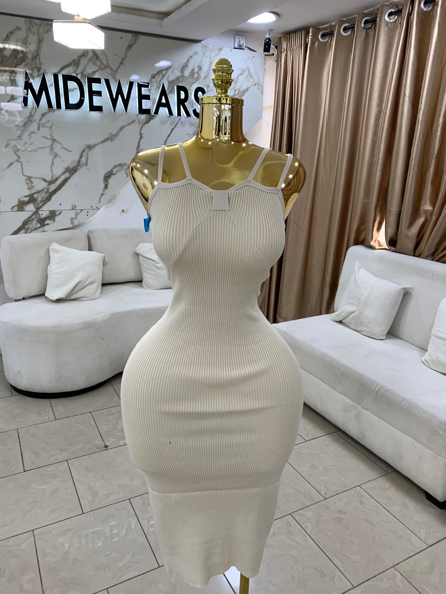 Nude jacket and gown two piece MID4216