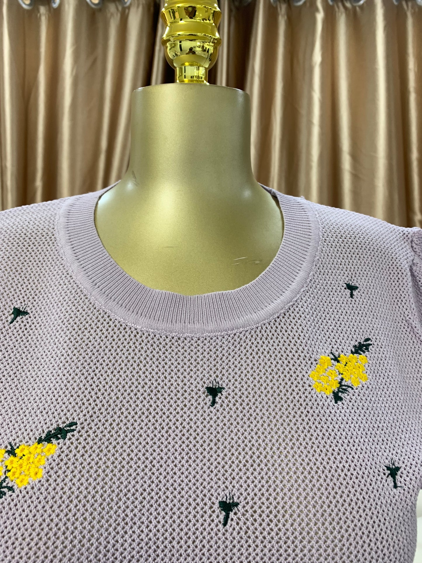 Yellow flower top MID2317