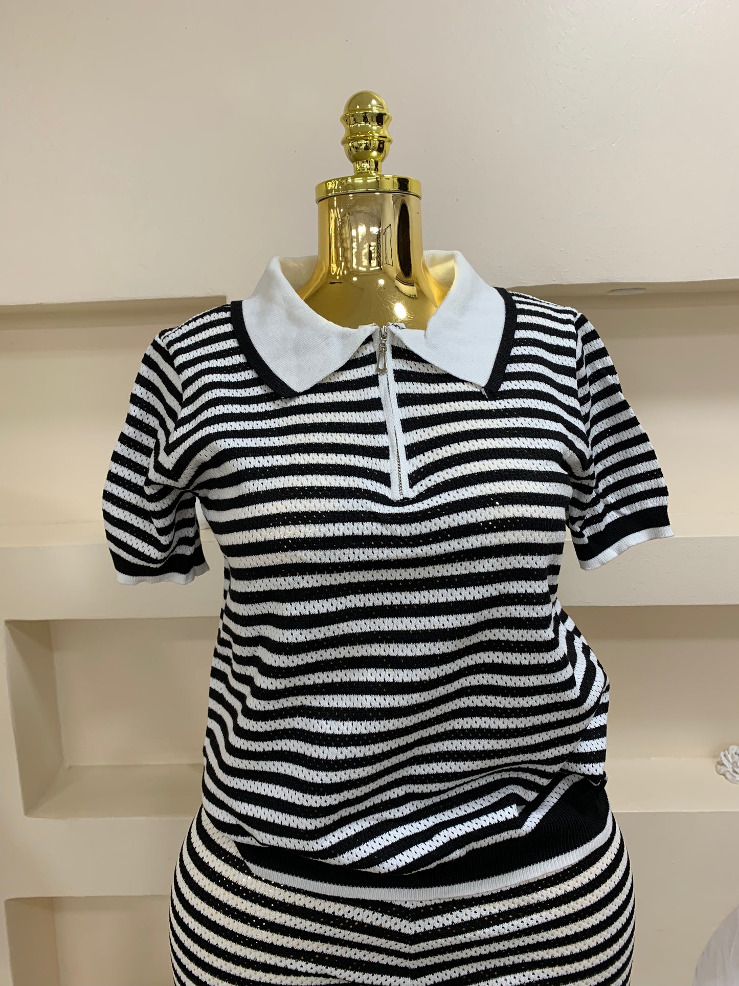 Zip Collar Two Piece Tmf022