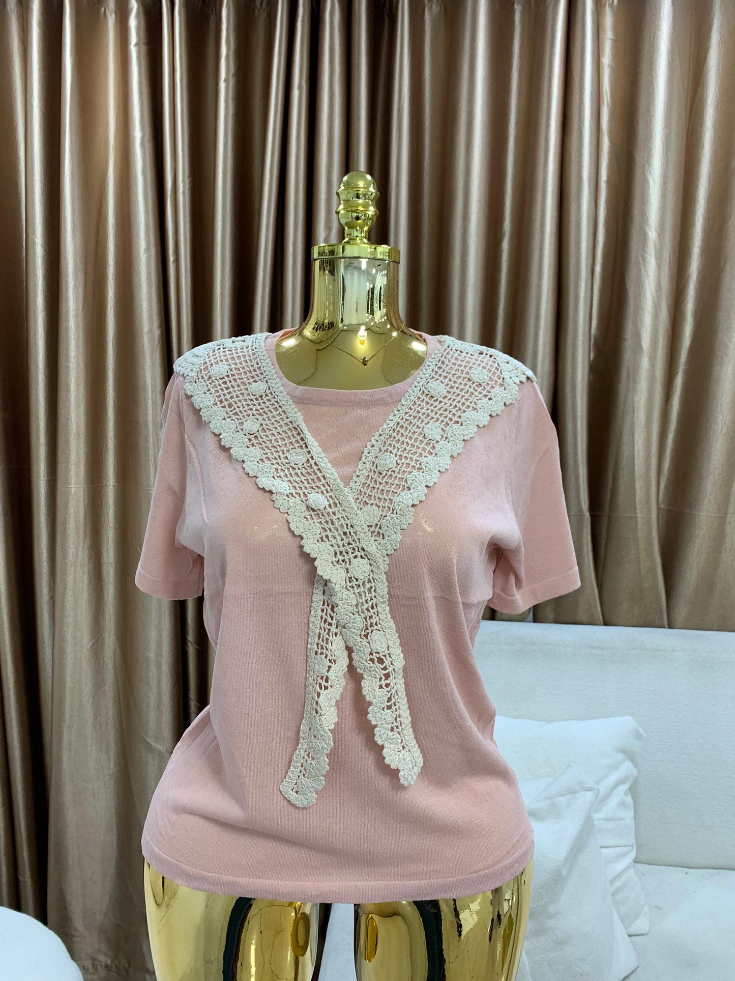 Knitted Lace Top 127