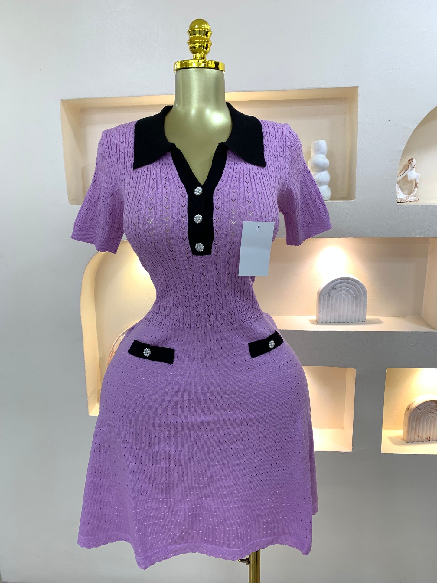 Alin pearl Dress ZT308