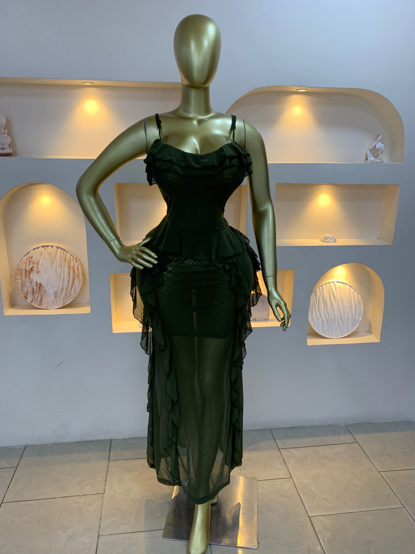 Ruffle dress MW107