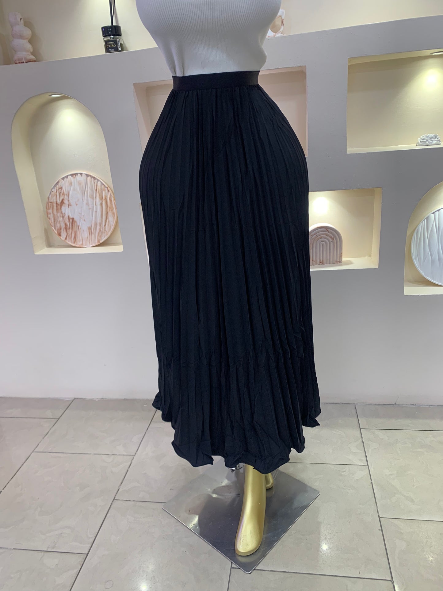 Plain pleated skirt 3011 Tmf034