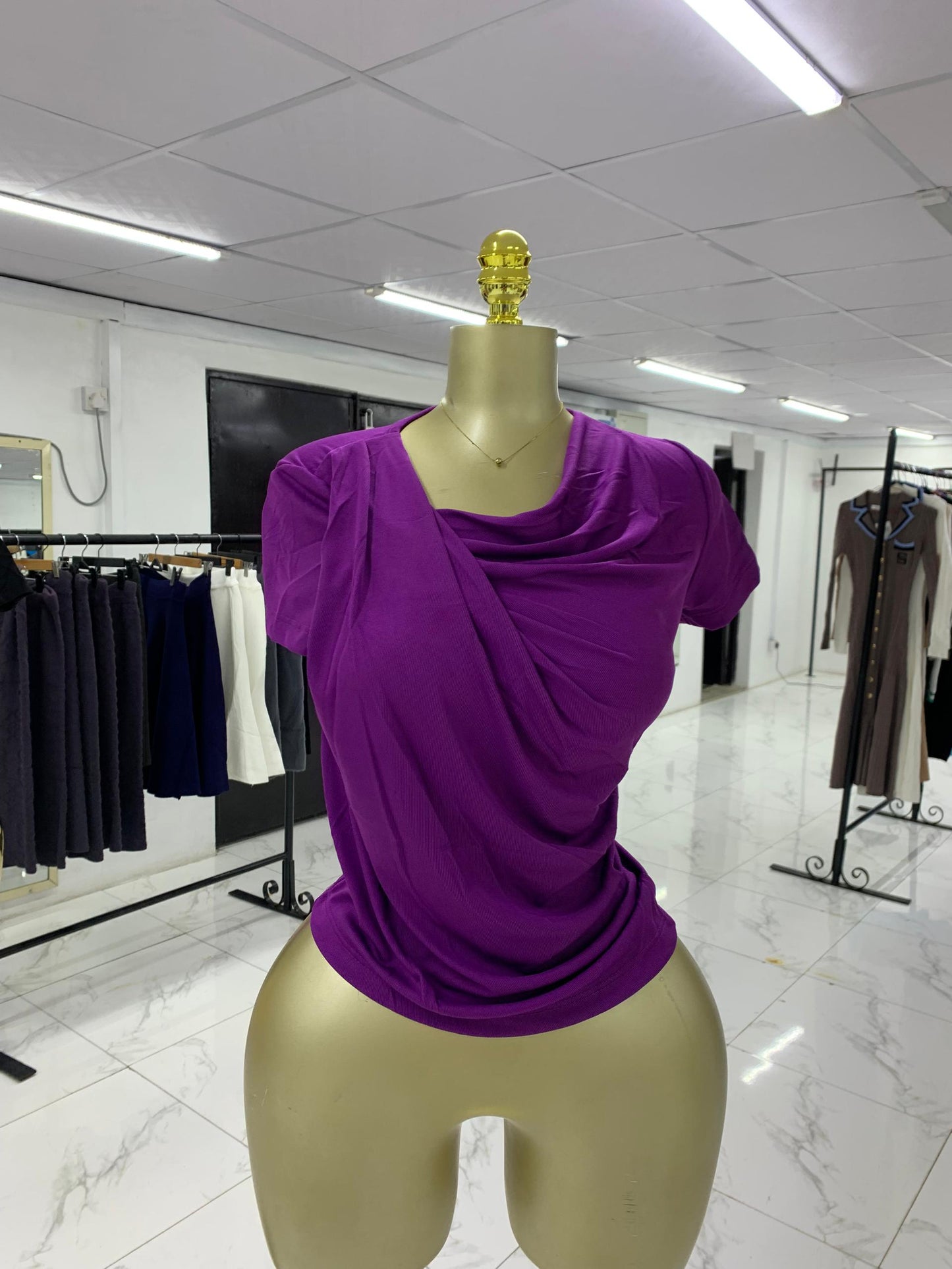 Raunch Cowl Top