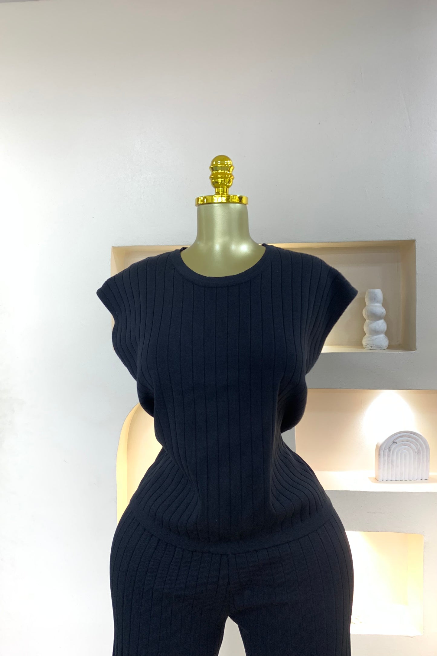 Sleeveless Top Two Piece ZT 217