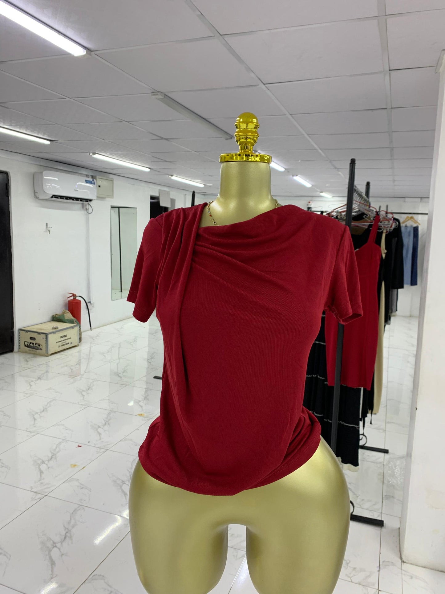 Raunch Cowl Top