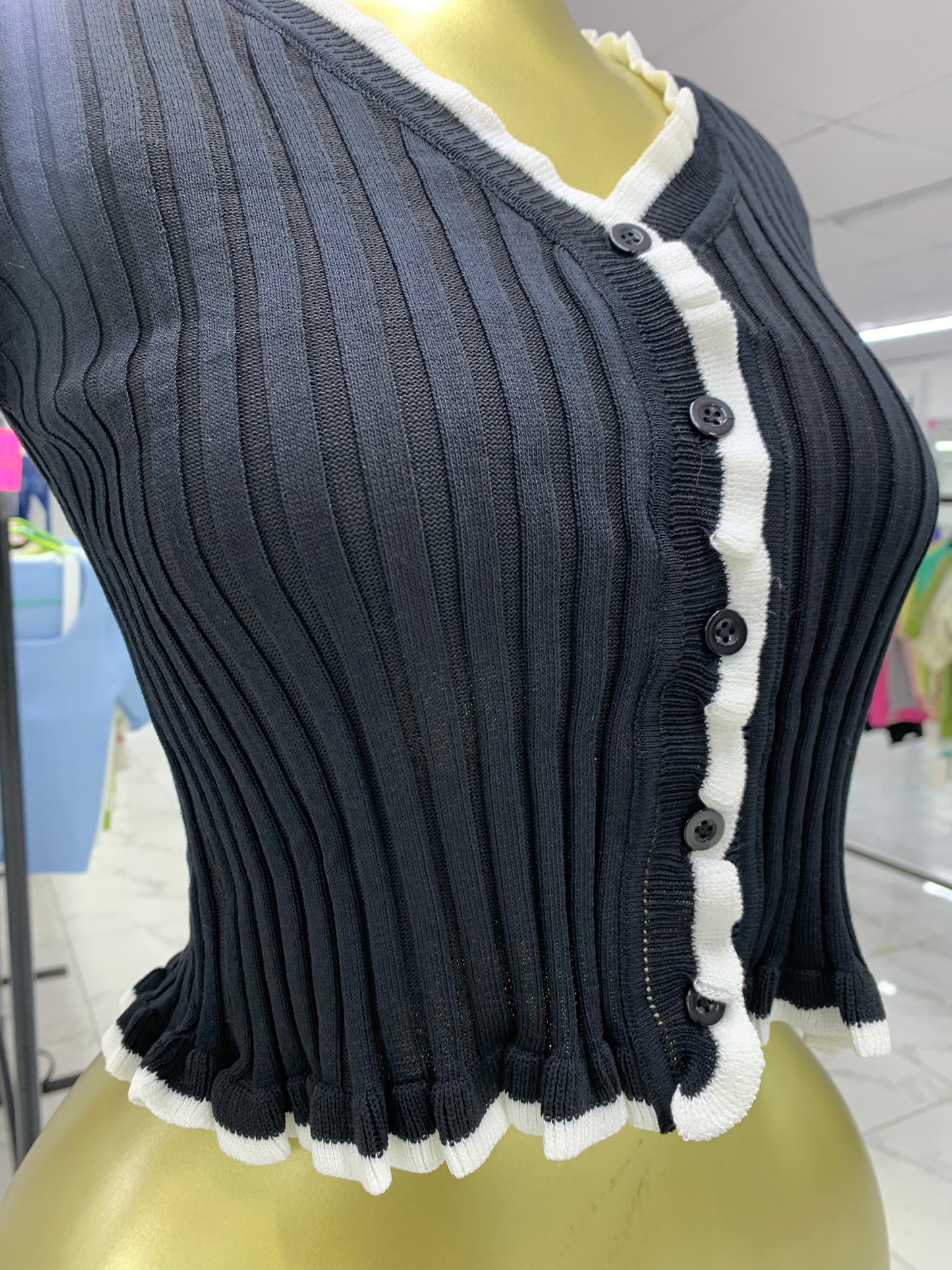 Ruffle crop top