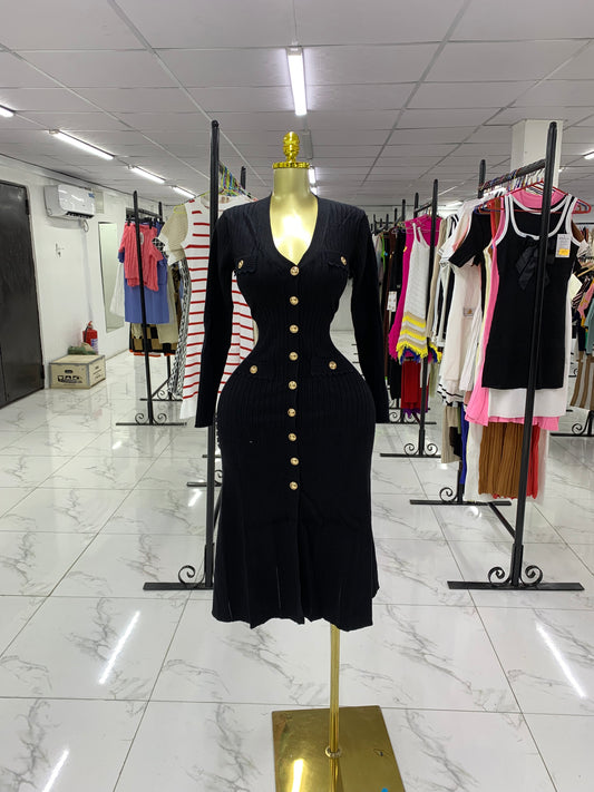 Yina vneck gown