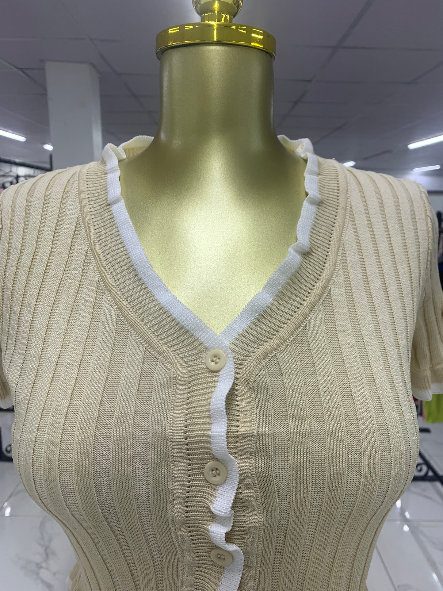 Ruffle crop top