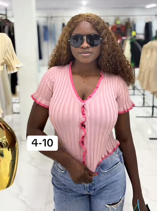Ruffle crop top