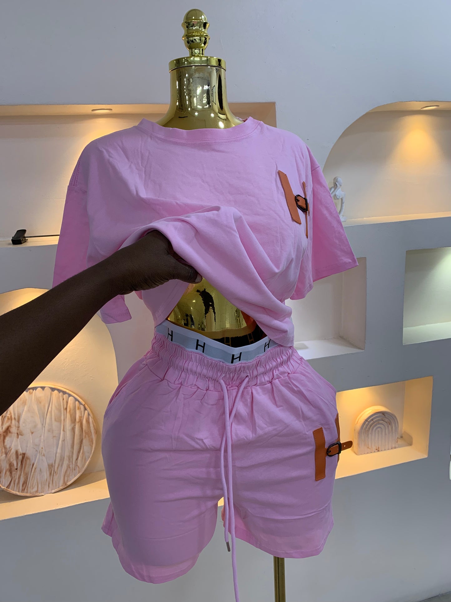 H Belt Short Two Piece