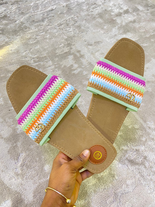 Knitted Gucci slippers