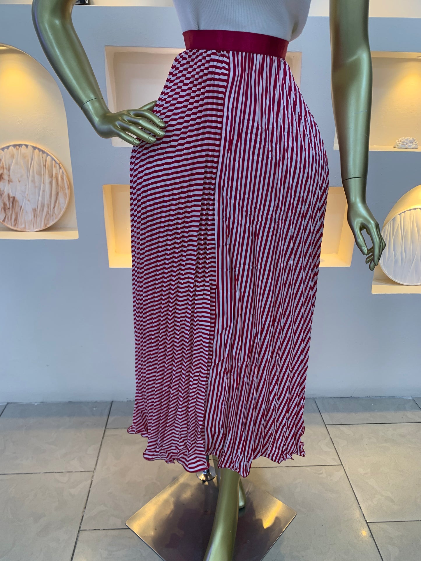 Citron pleated skirt 3003 Tmf029