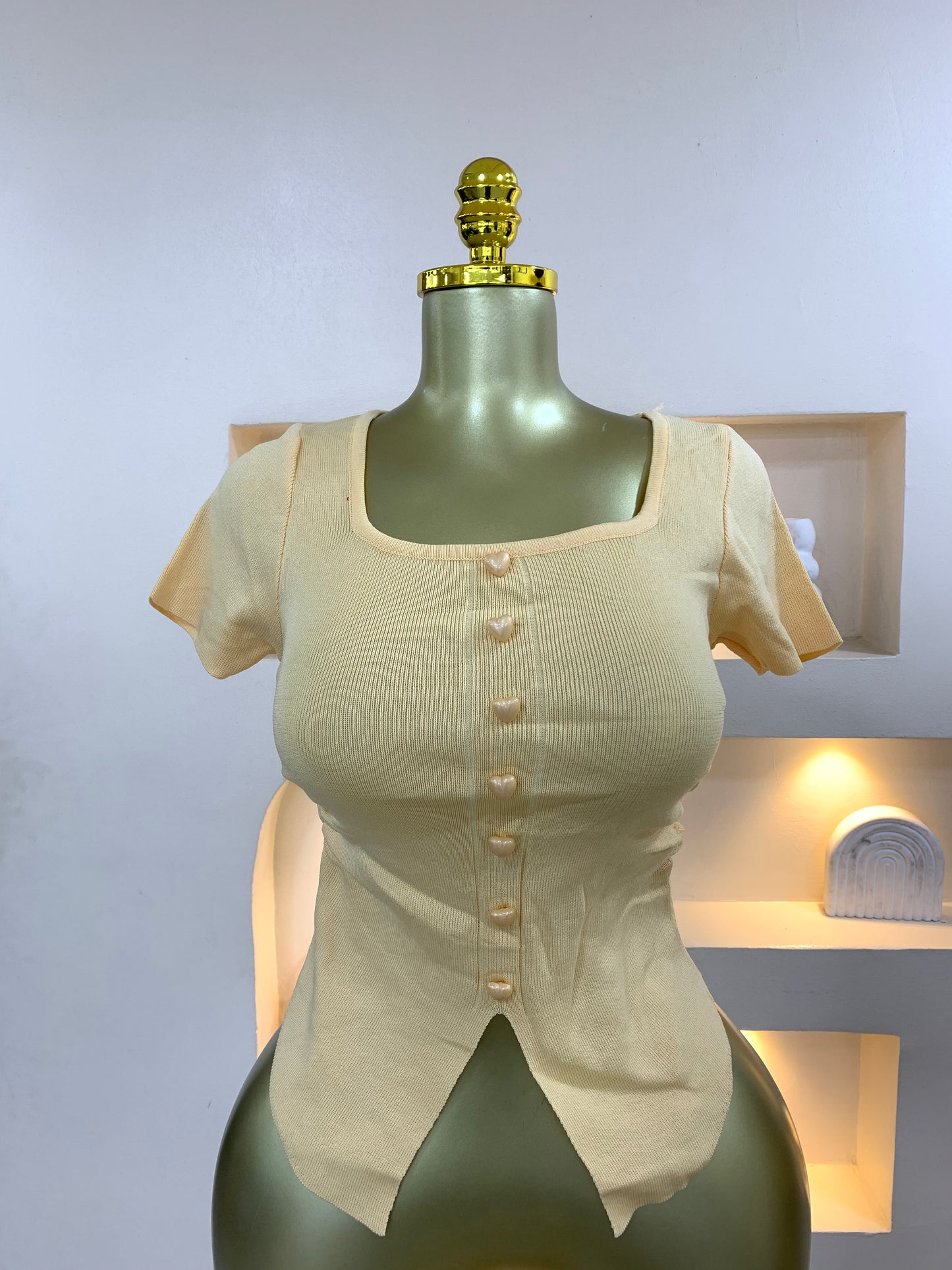 Squareneck love top MW1013