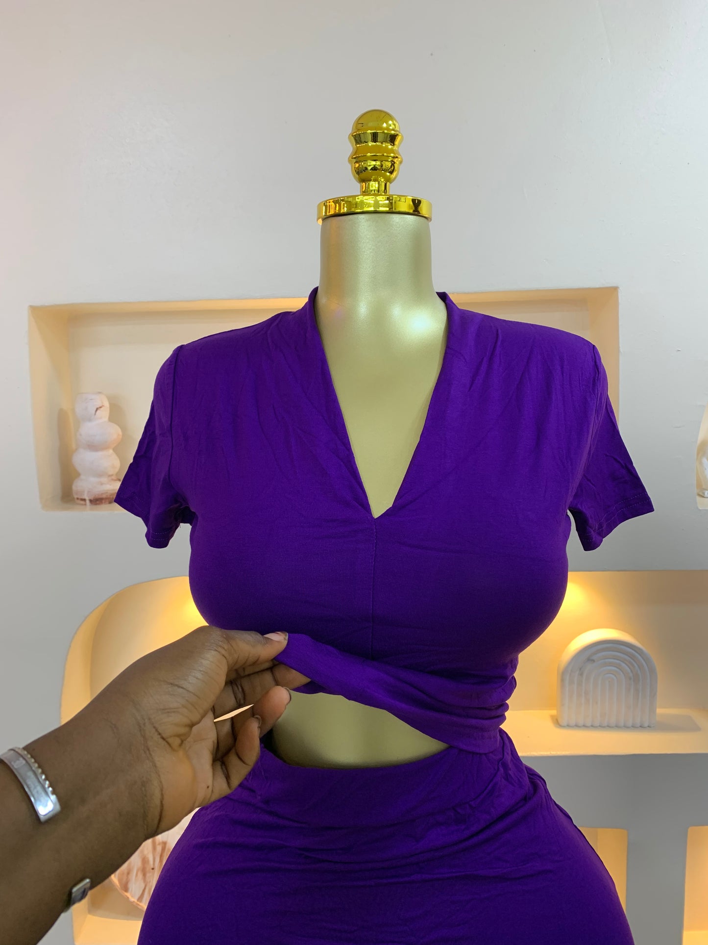 Plain Skirt Two Piece Set GG124