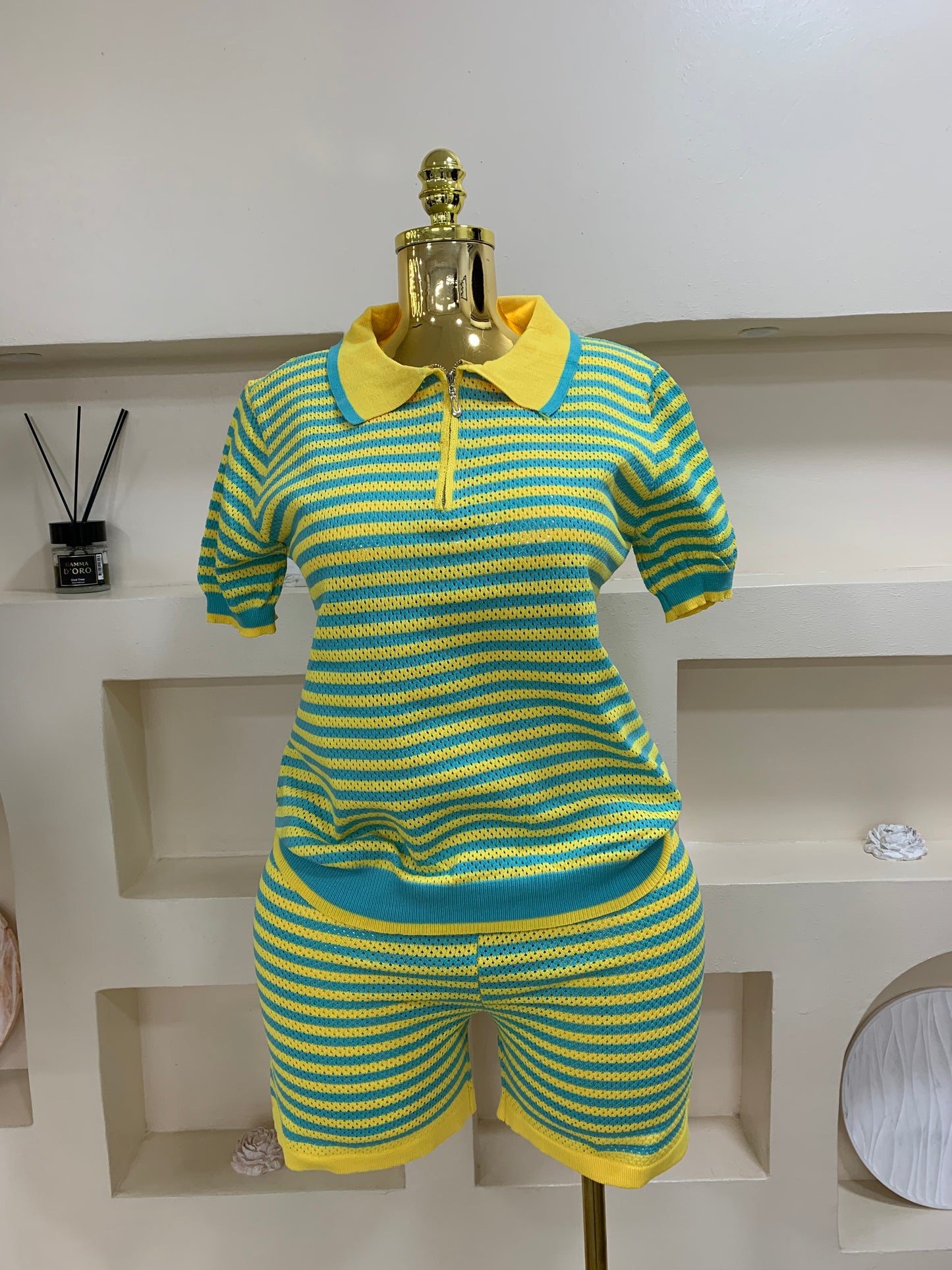 Zip Collar Two Piece Tmf022
