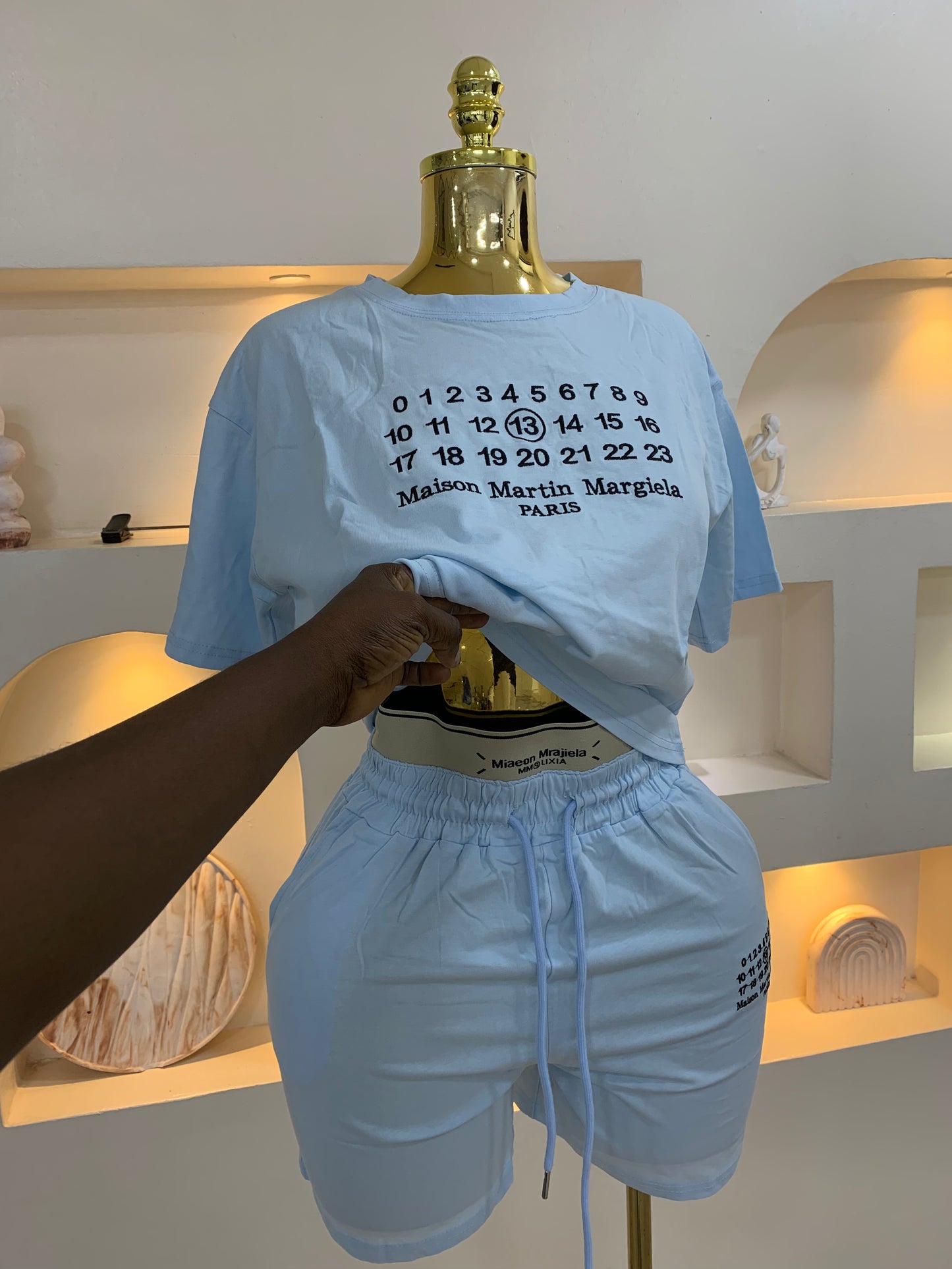 Numbers Short Two Piece