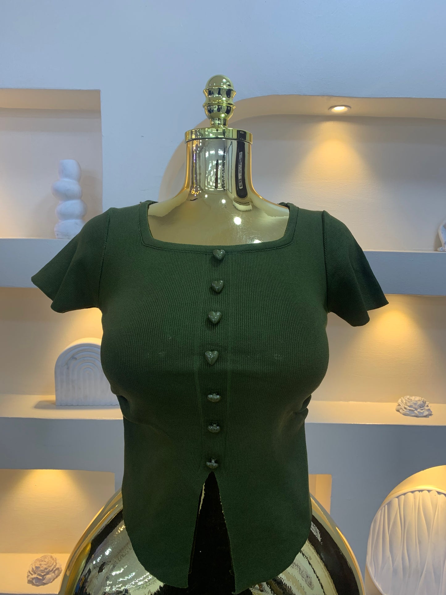 Squareneck love top MW1013