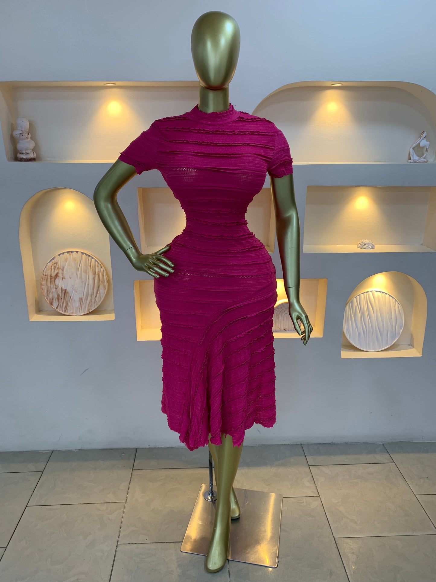 Asymmetrical dress MW124