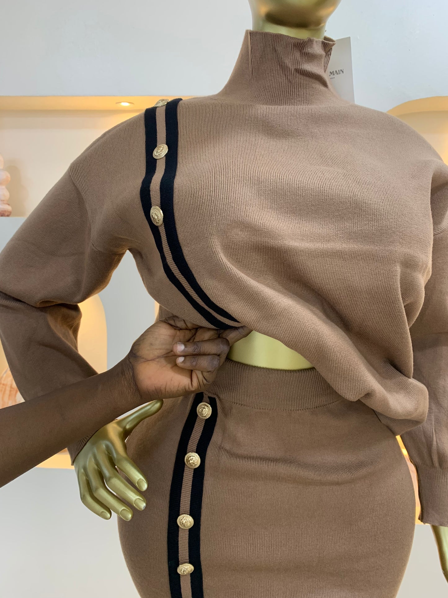 Balmain Plus Size Two Piece MW191