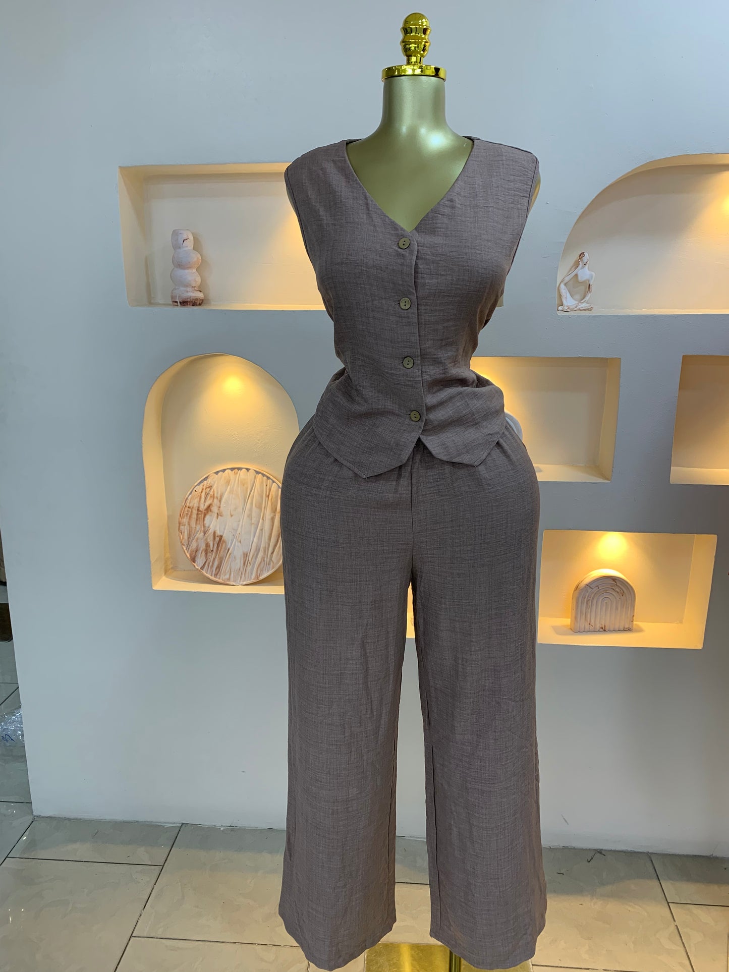 Jacket Linen Set WC444