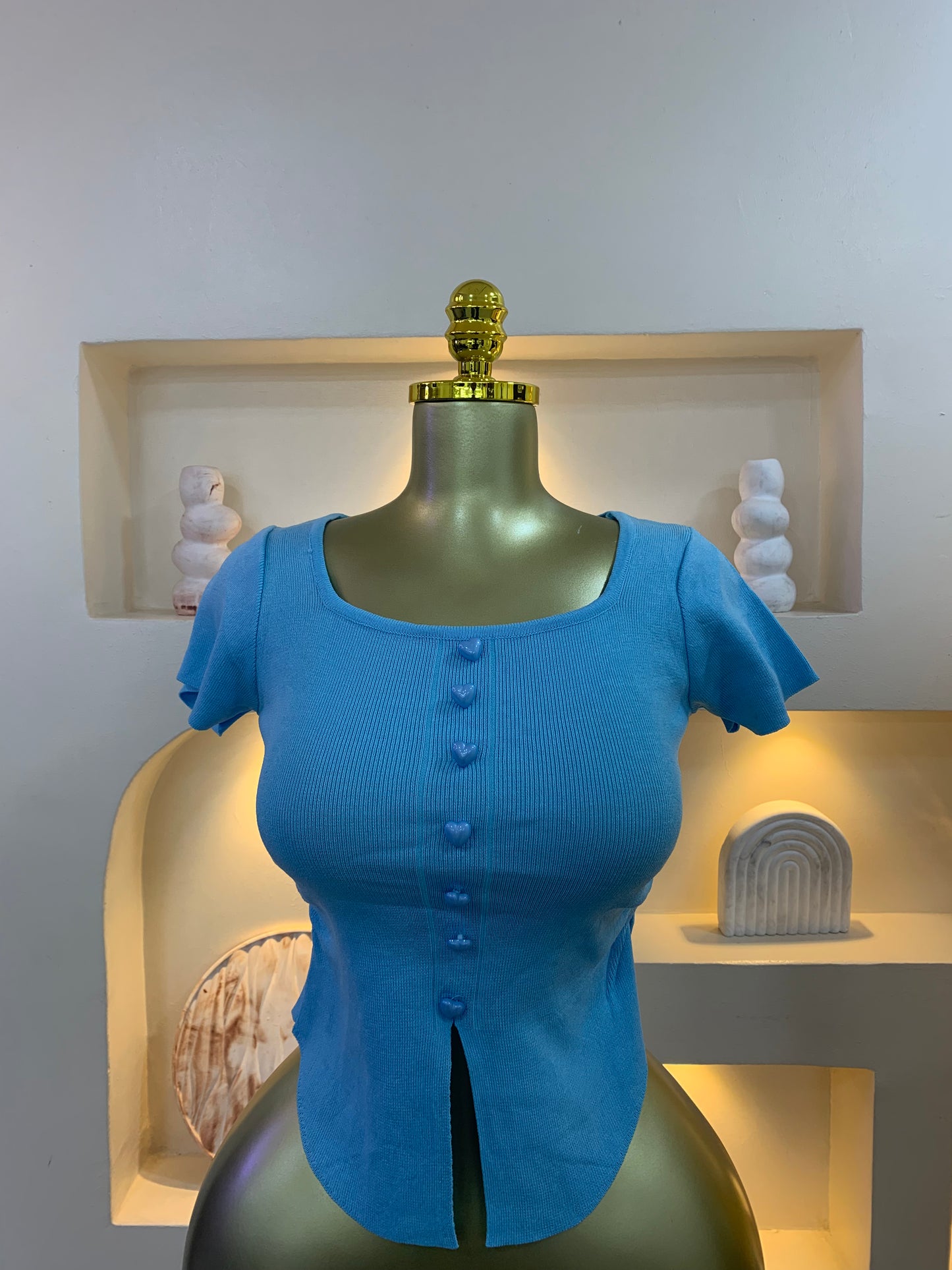 Squareneck love top MW1013