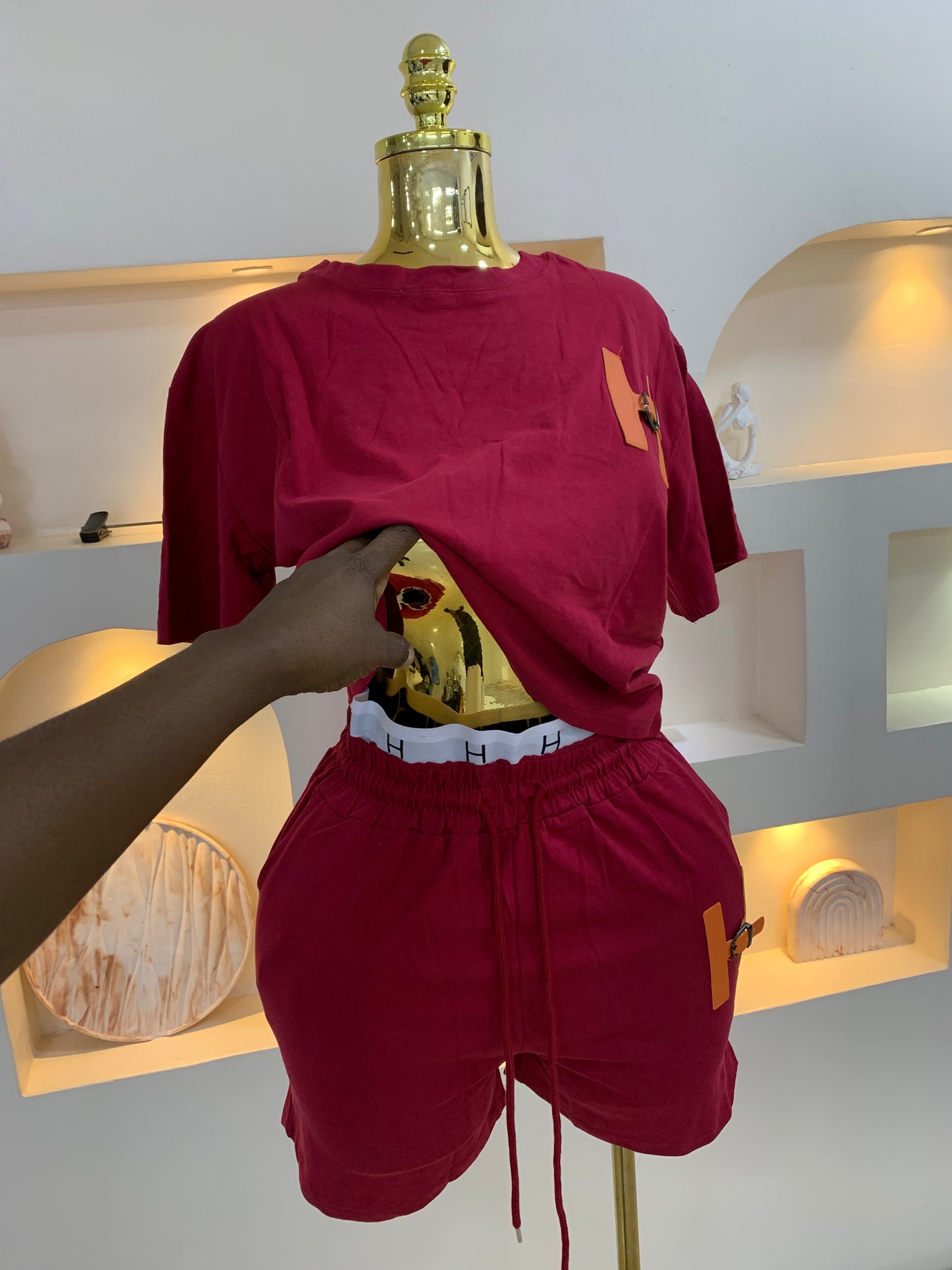 H Belt Short Two Piece