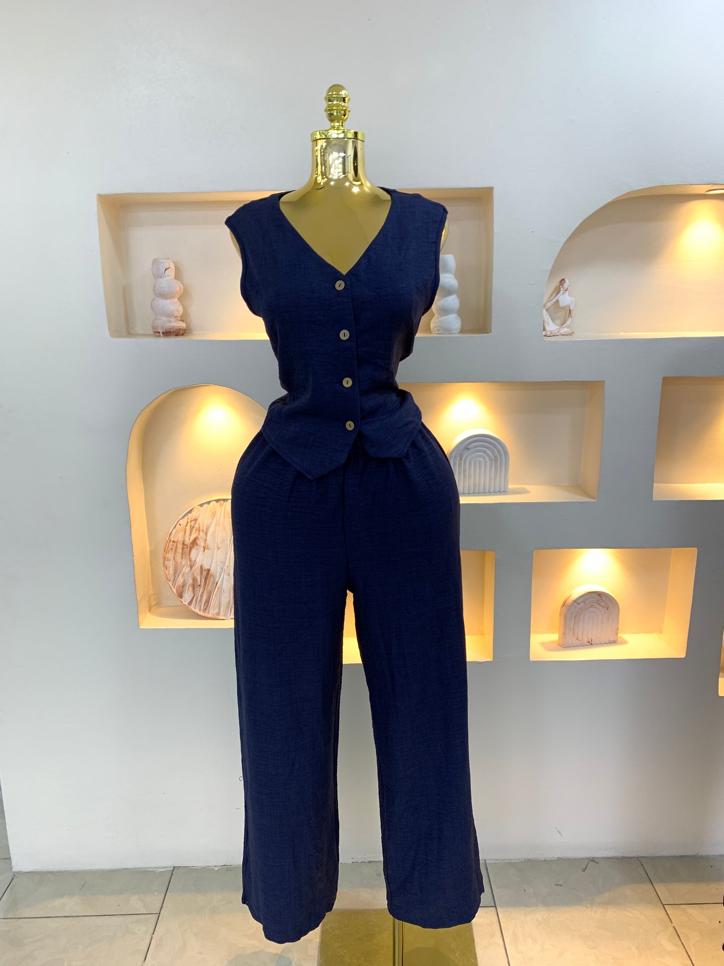 Jacket Linen Set WC444