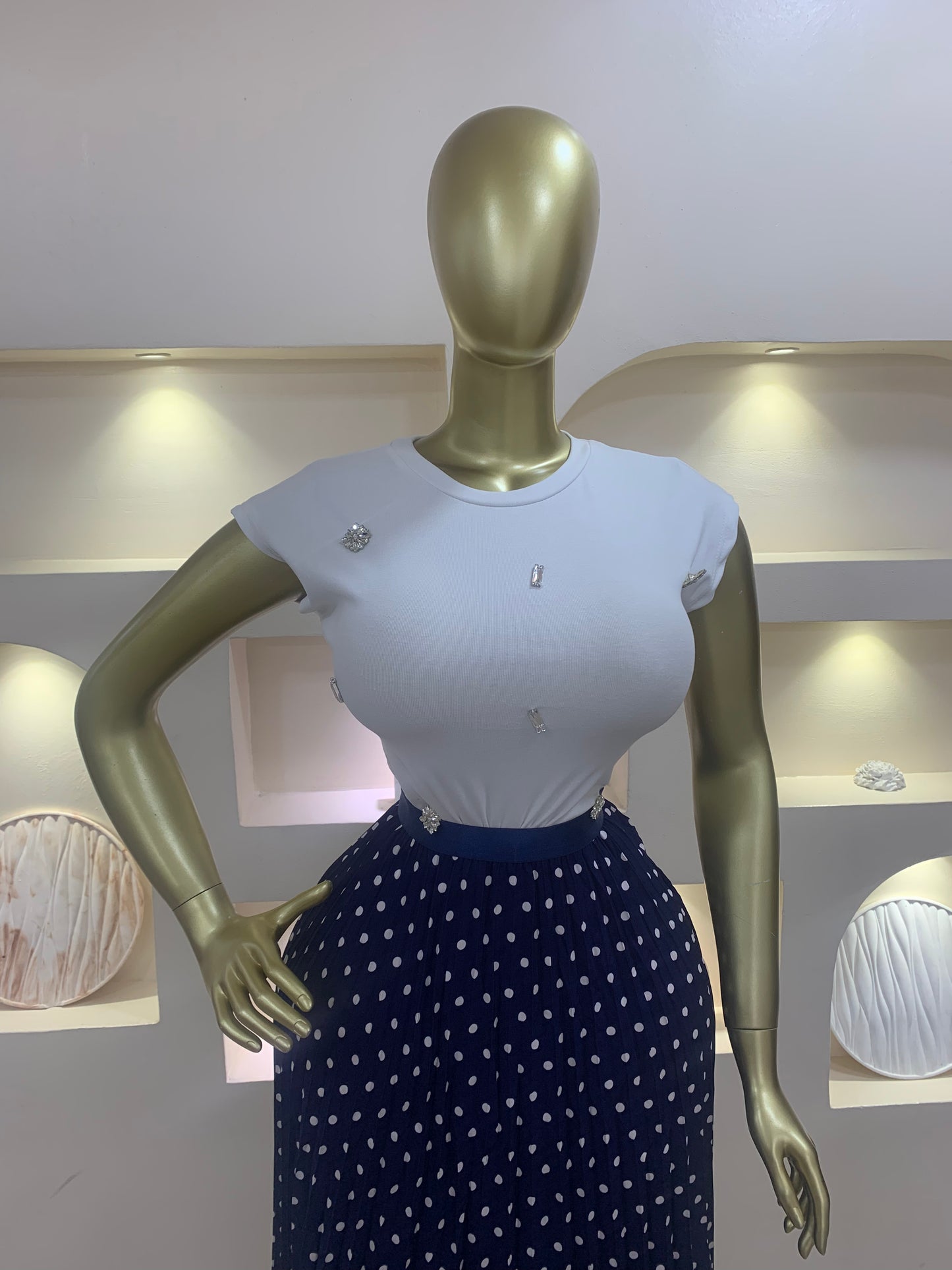 Polka Dot Skirt MW102