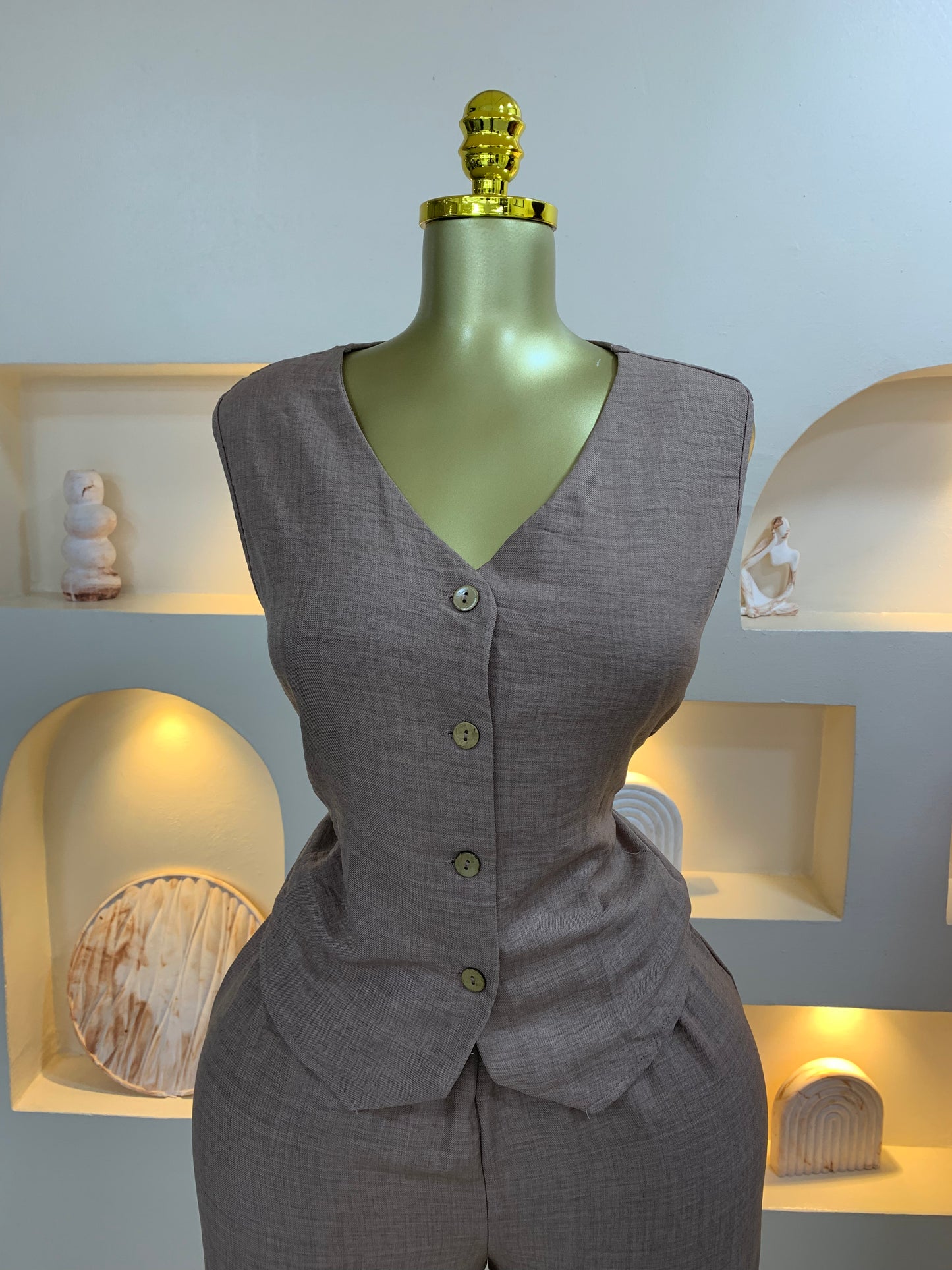 Jacket Linen Set WC444