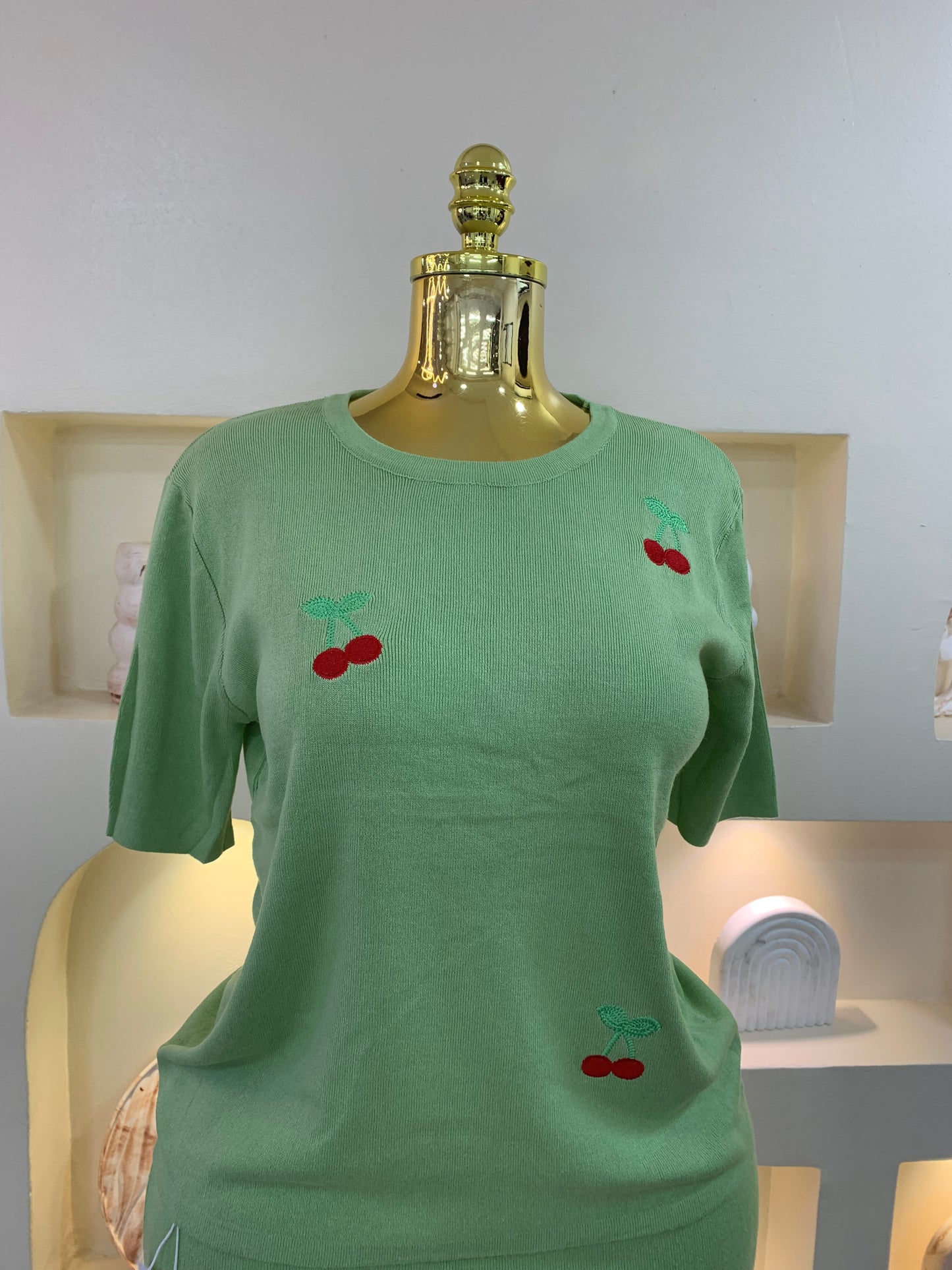 Cherry Skirt Two  piece MW100