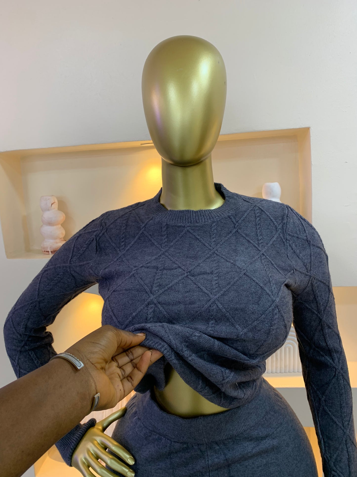 Triangle Sweater Two Piece