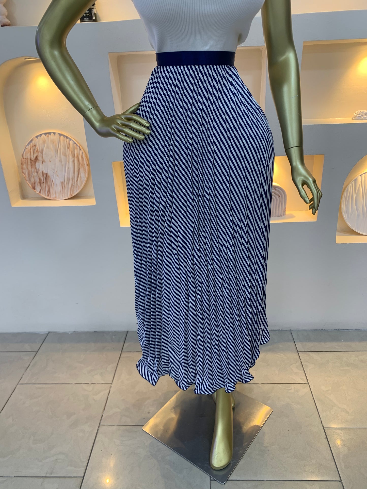 Citron pleated skirt 3003 Tmf029