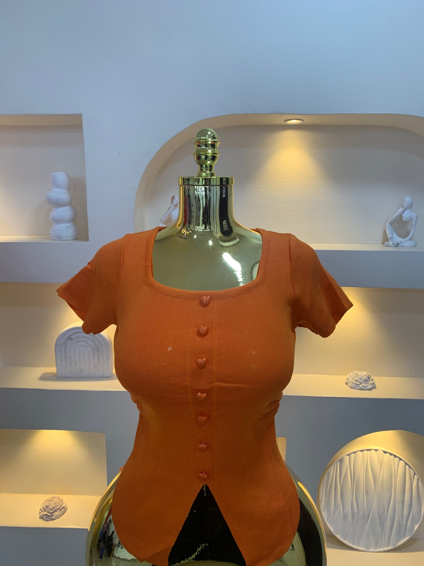 Squareneck love top MW1013