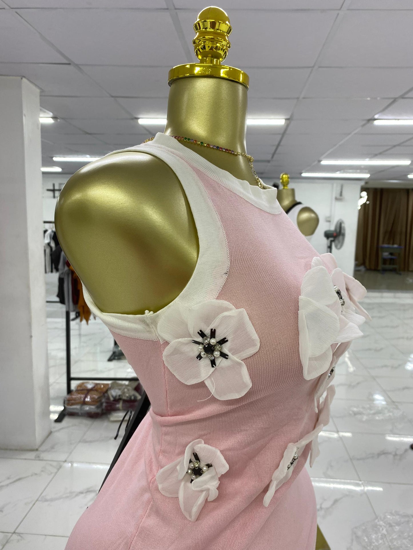 Flower Sleeveless Dress
